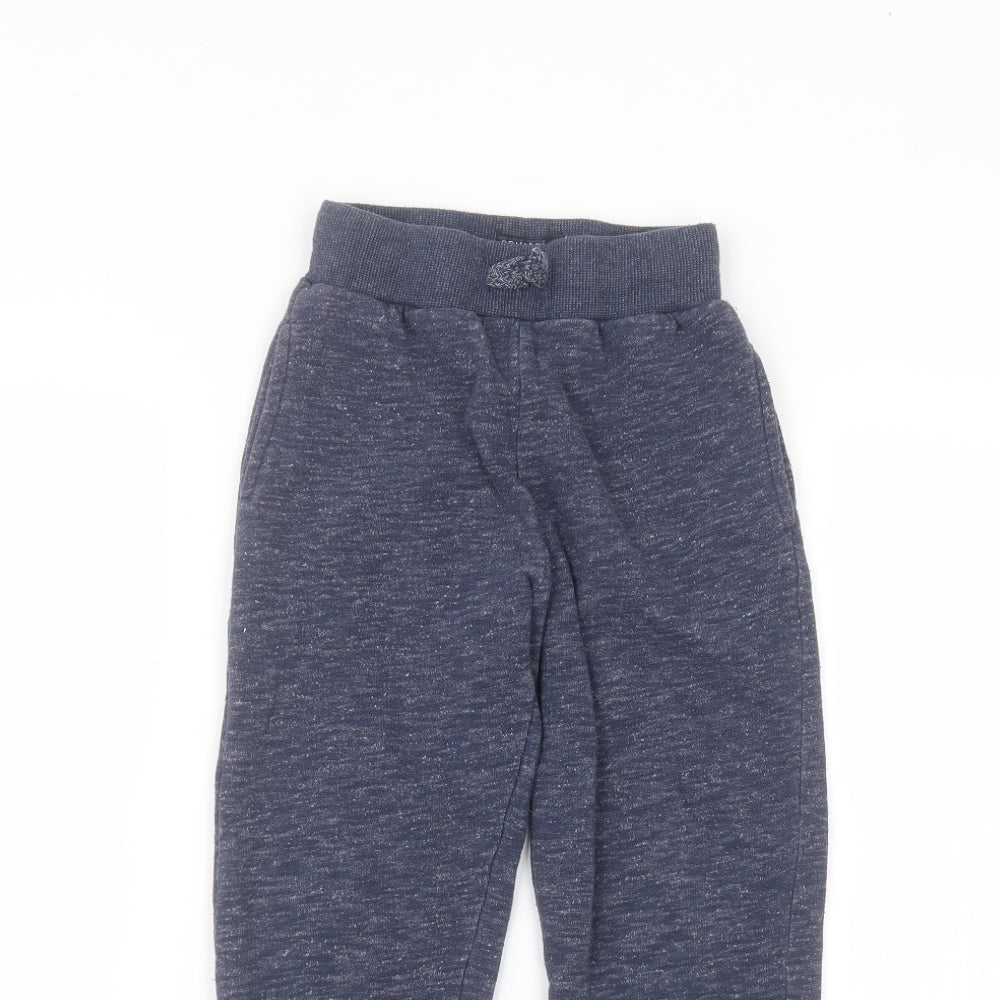 Primark Boys Blue  Cotton Sweatpants Trousers Size 6-7 Years  Regular