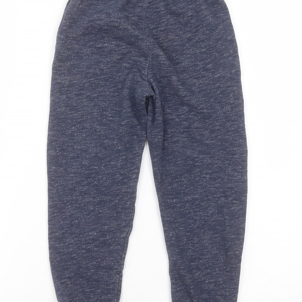 Primark Boys Blue  Cotton Sweatpants Trousers Size 6-7 Years  Regular