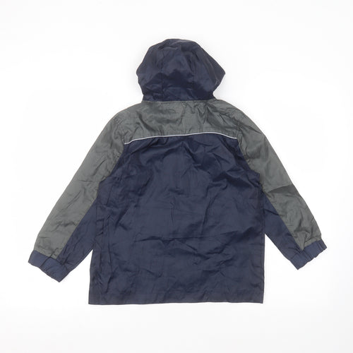 back to school Boys Blue   Rain Coat Coat Size S