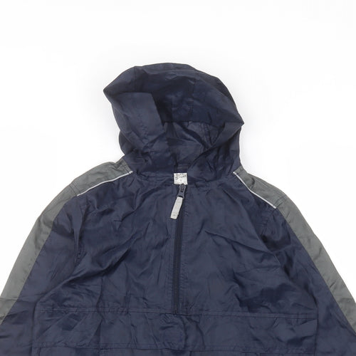 back to school Boys Blue   Rain Coat Coat Size S