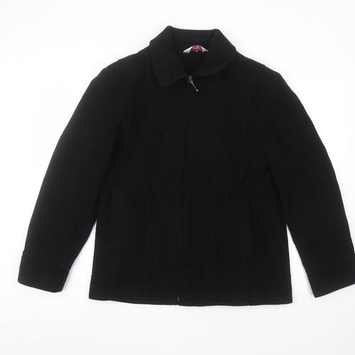 Bonmarché Womens Black   Jacket  Size 14