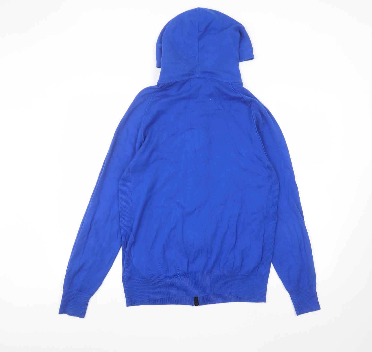 NEXT Mens Blue  Cotton Full Zip Hoodie Size M