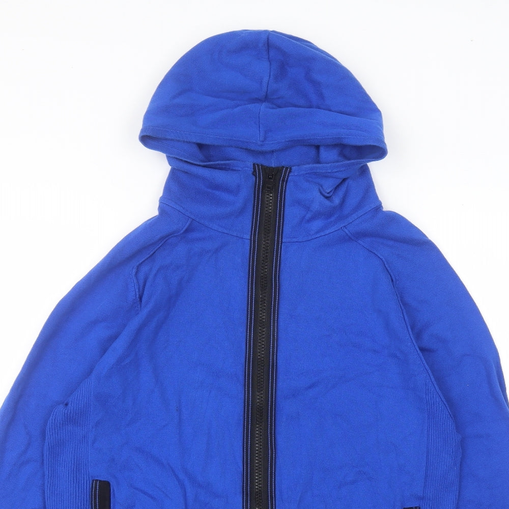 NEXT Mens Blue  Cotton Full Zip Hoodie Size M