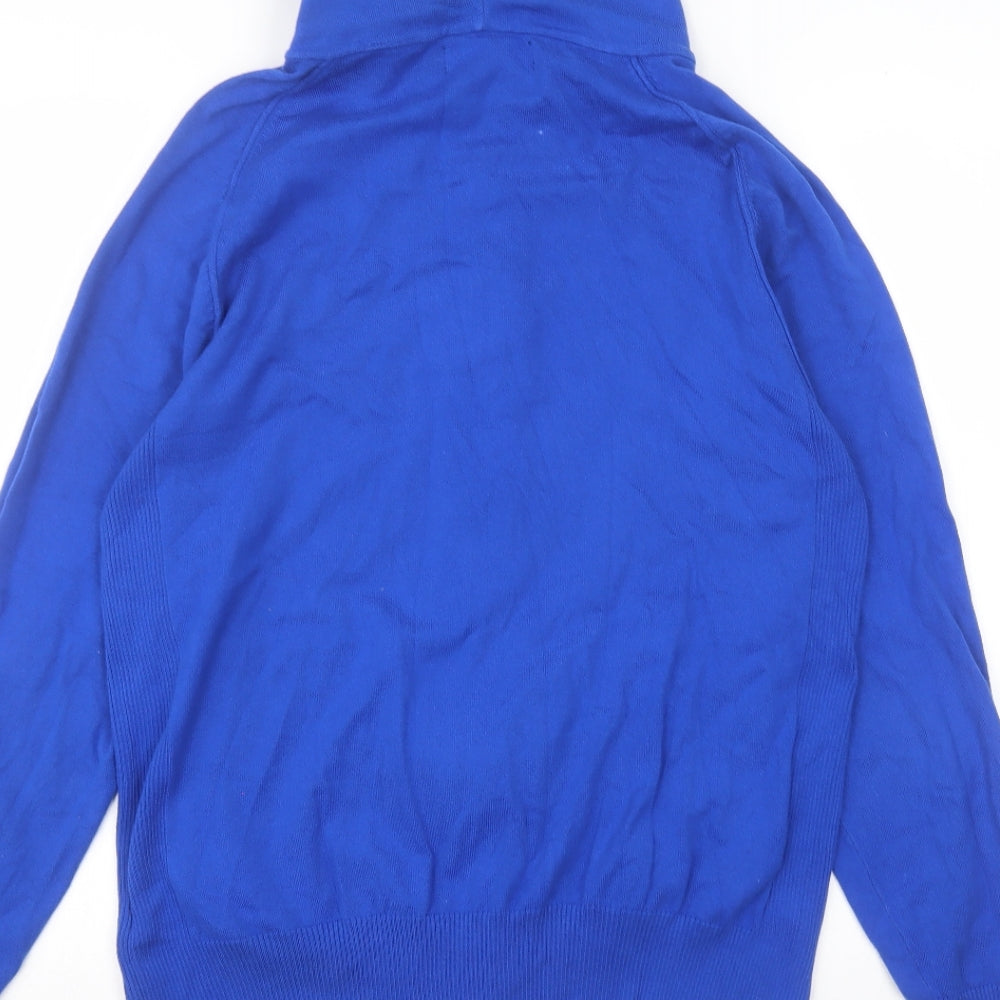 NEXT Mens Blue  Cotton Full Zip Hoodie Size M