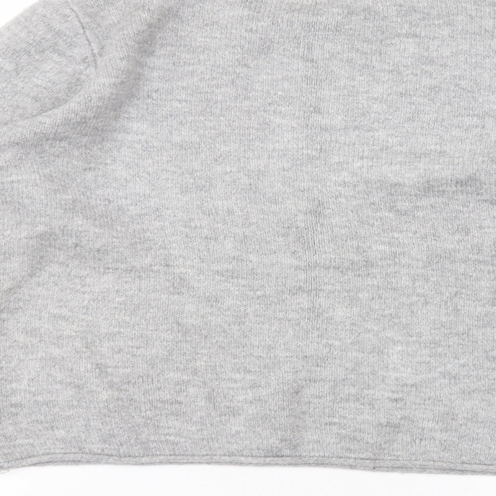 Matalan Womens Grey Round Neck  Acrylic Pullover Jumper Size M