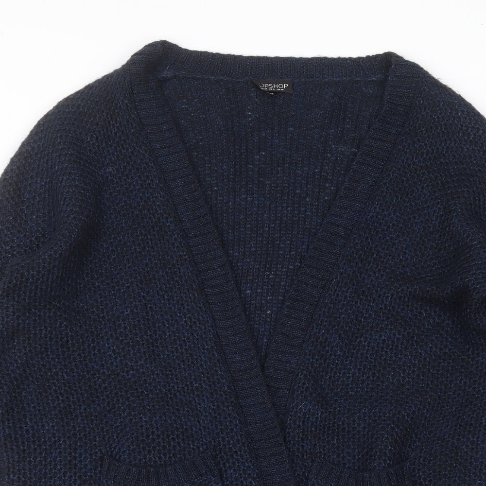 Topshop Womens Blue   Jacket Coatigan Size 10