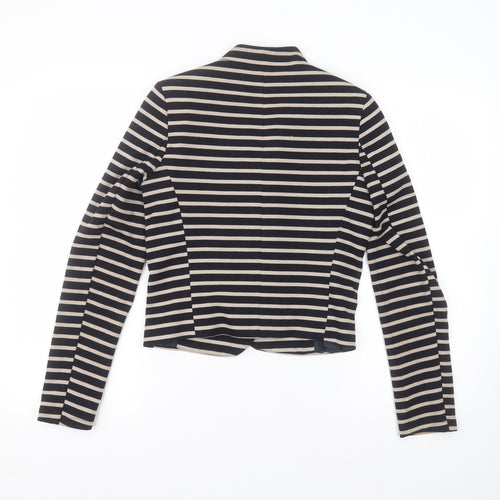 Dorothy Perkins Womens Beige Striped  Jacket  Size 6