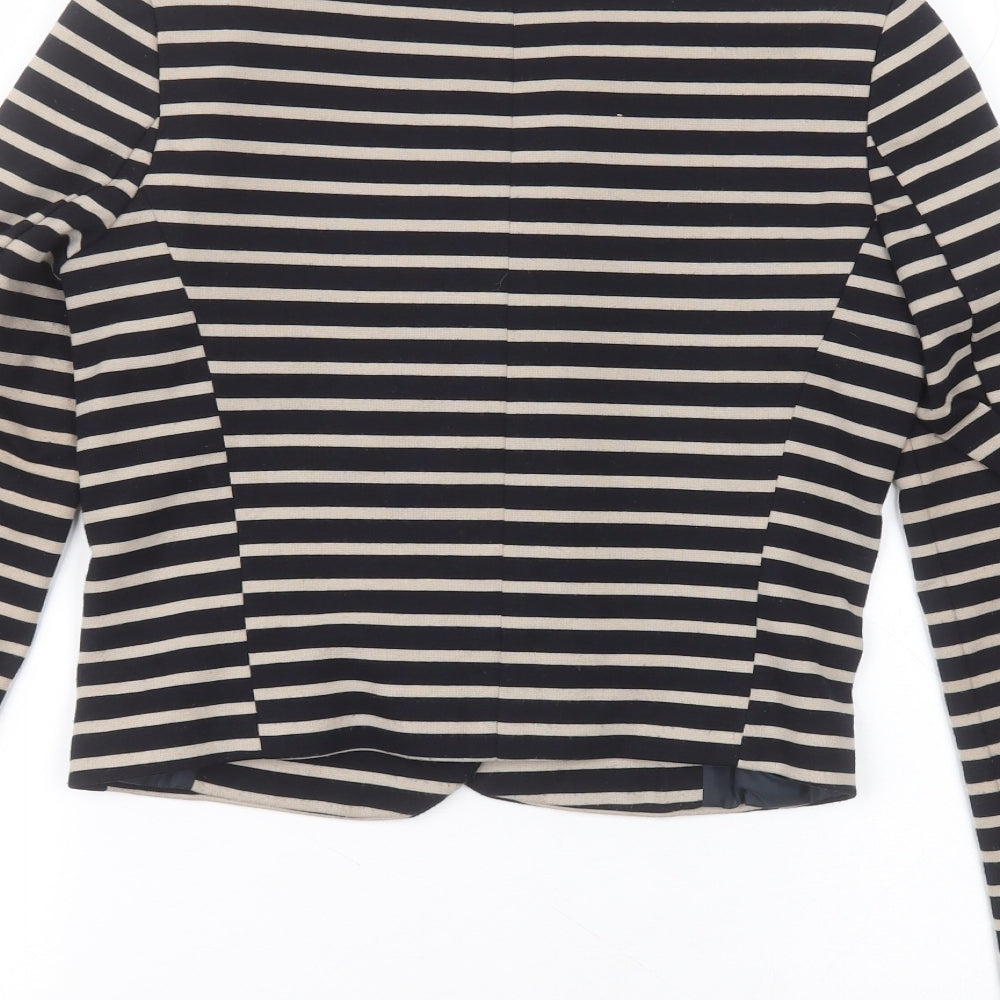 Dorothy Perkins Womens Beige Striped  Jacket  Size 6