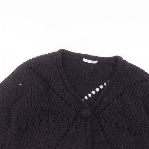 Marks and Spencer Womens Purple   Jacket Coatigan Size 14