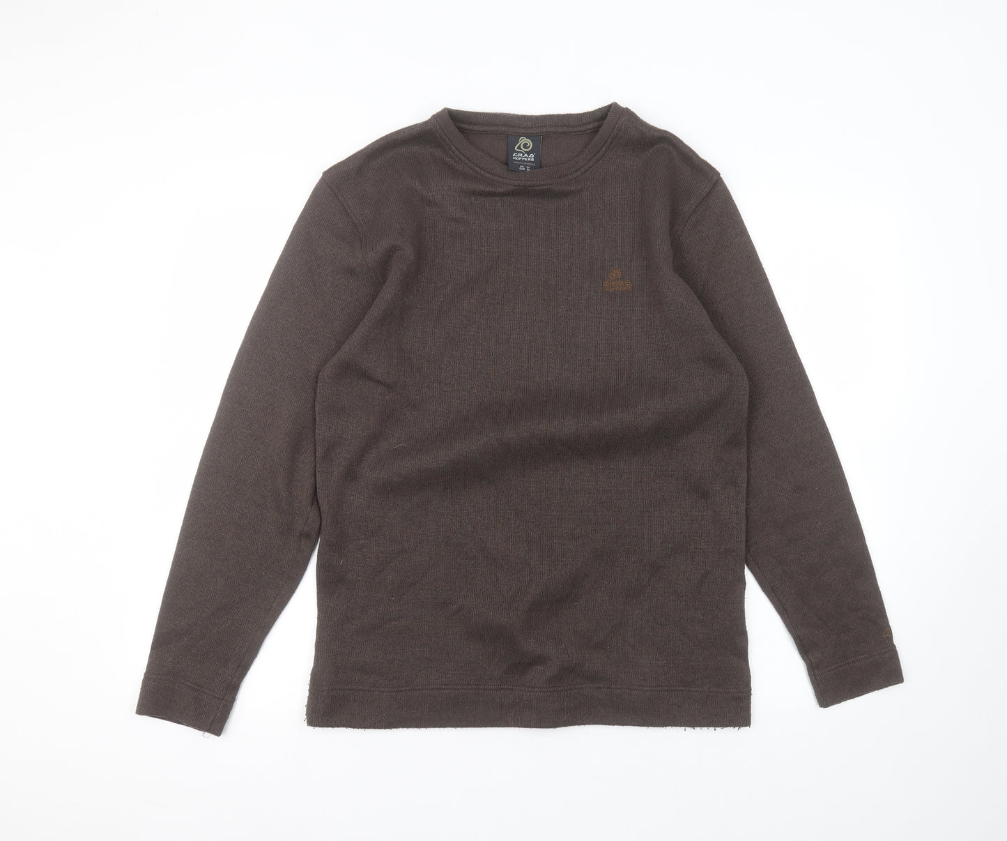 Craghoppers Womens Brown Round Neck  Polyester Pullover Jumper Size M