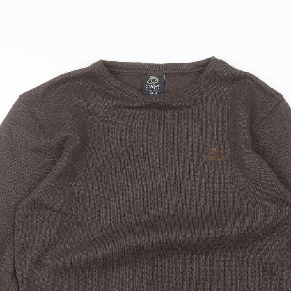 Craghoppers Womens Brown Round Neck  Polyester Pullover Jumper Size M