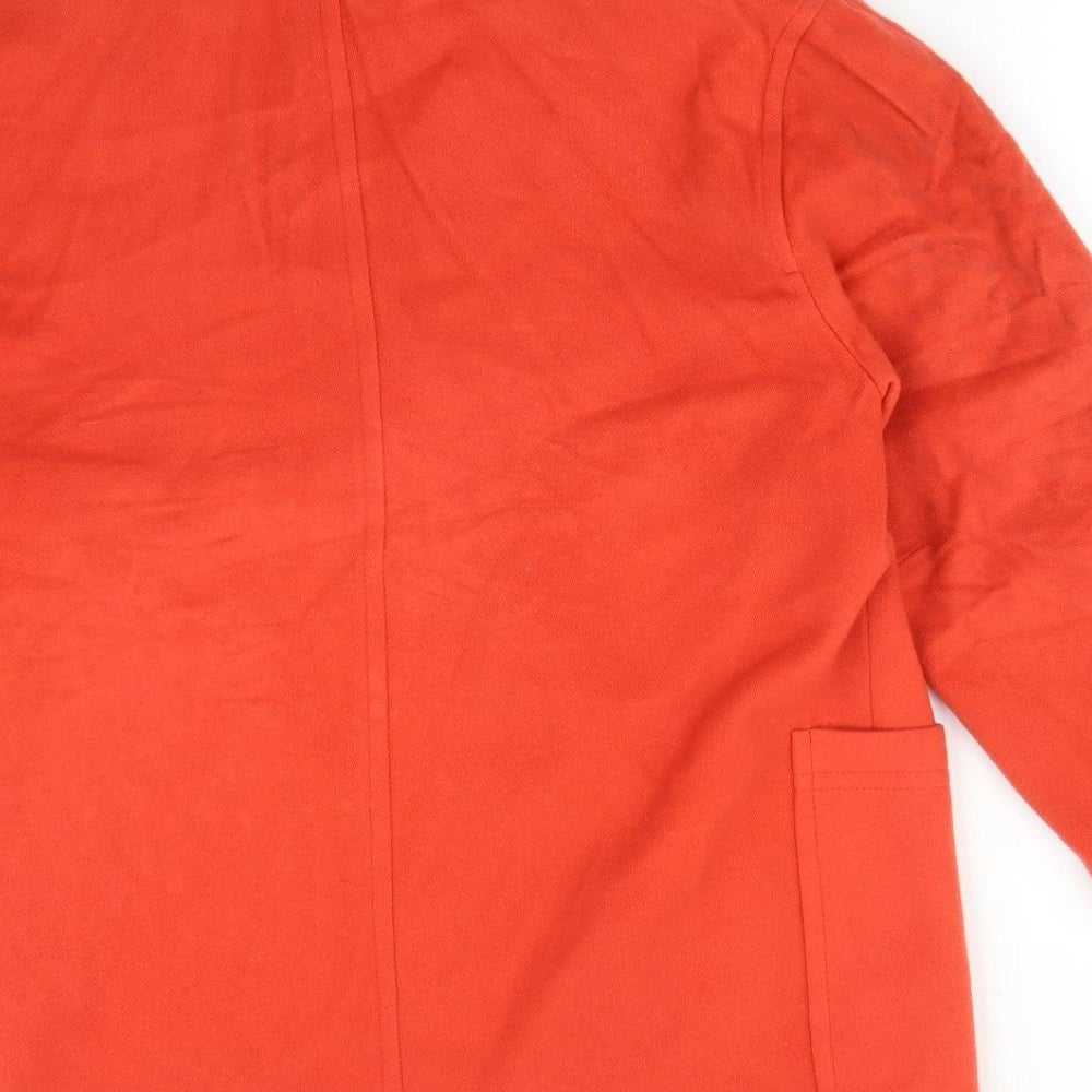 Austin Reed Womens Orange   Trench Coat Coat Size 10