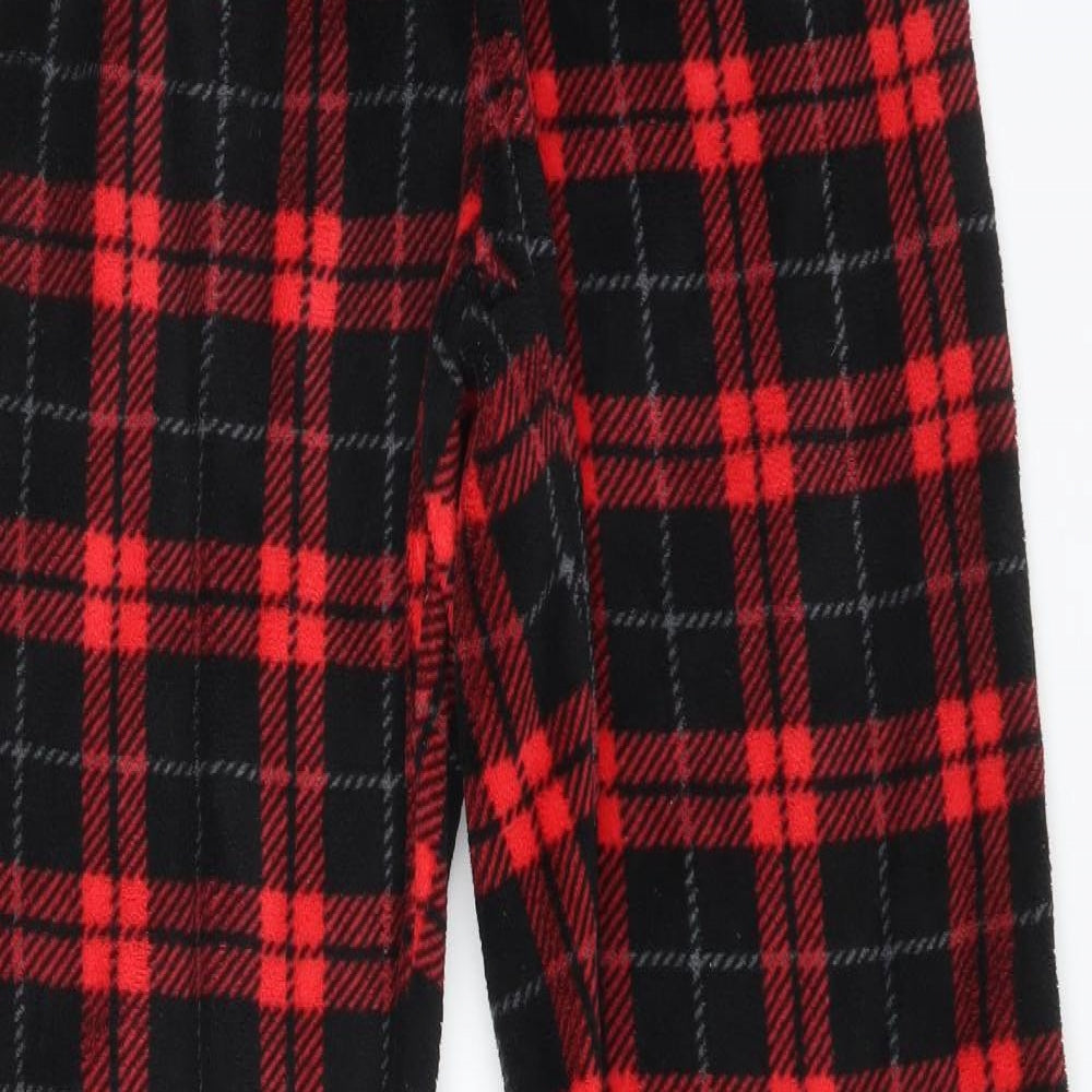 Preworn Mens Multicoloured Check Polyester  Pyjama Pants Size S