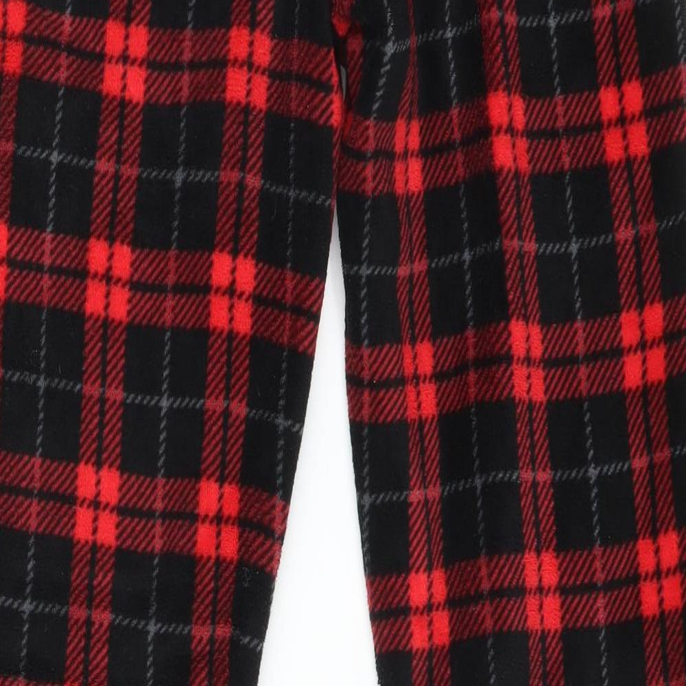 Preworn Mens Multicoloured Check Polyester  Pyjama Pants Size S