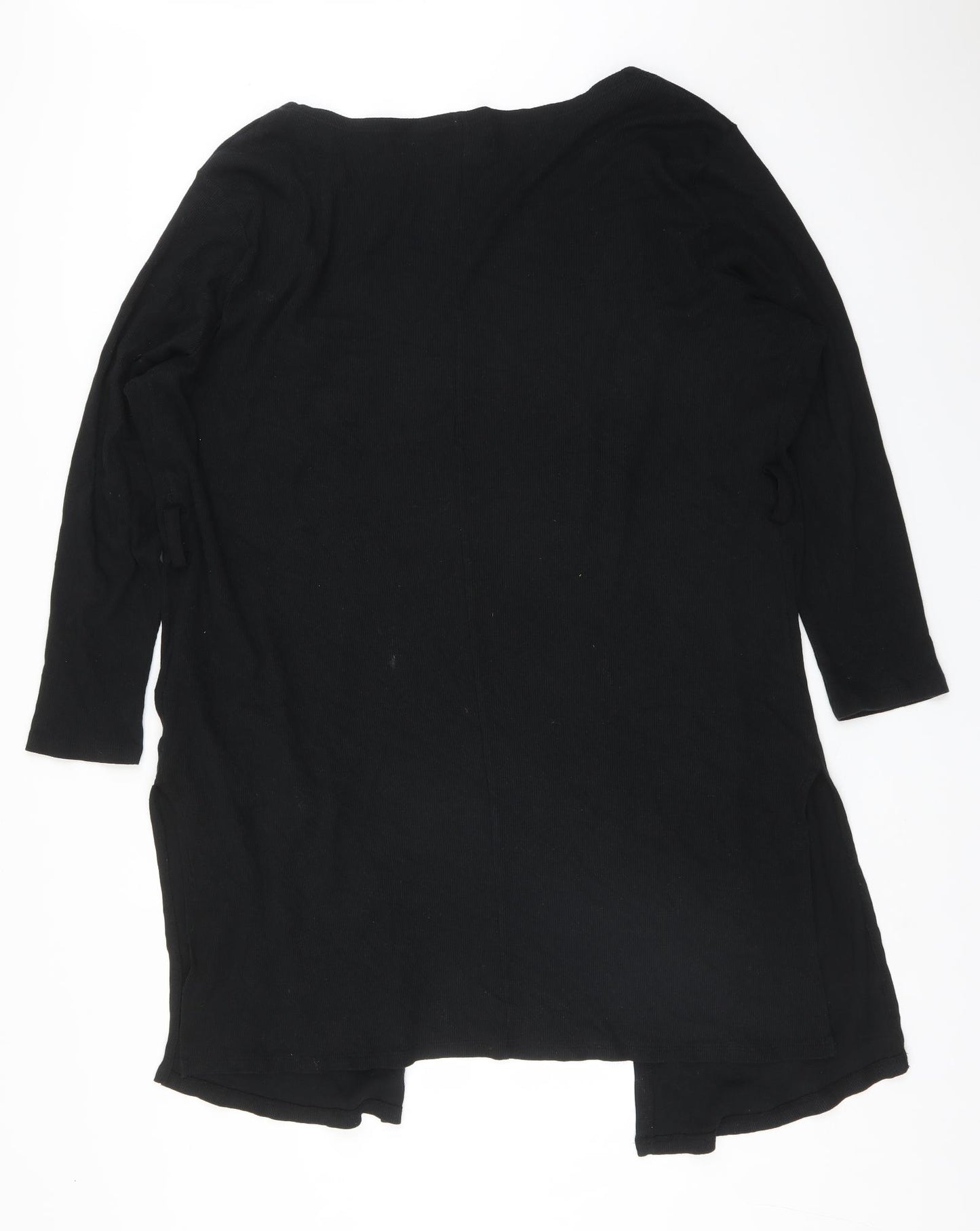 CAPSULE Womens Black   Cotton Cardigan Jumper Size 22