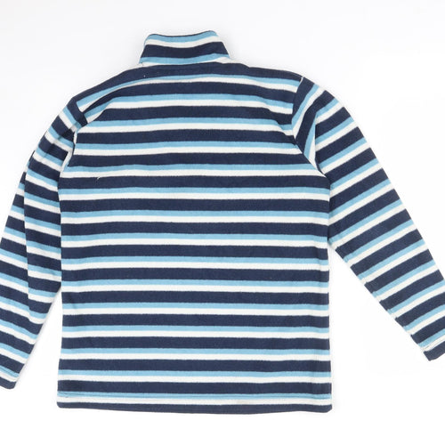 Craghoppers Womens Multicoloured High Neck Striped Polyester Pullover Jumper Size 12