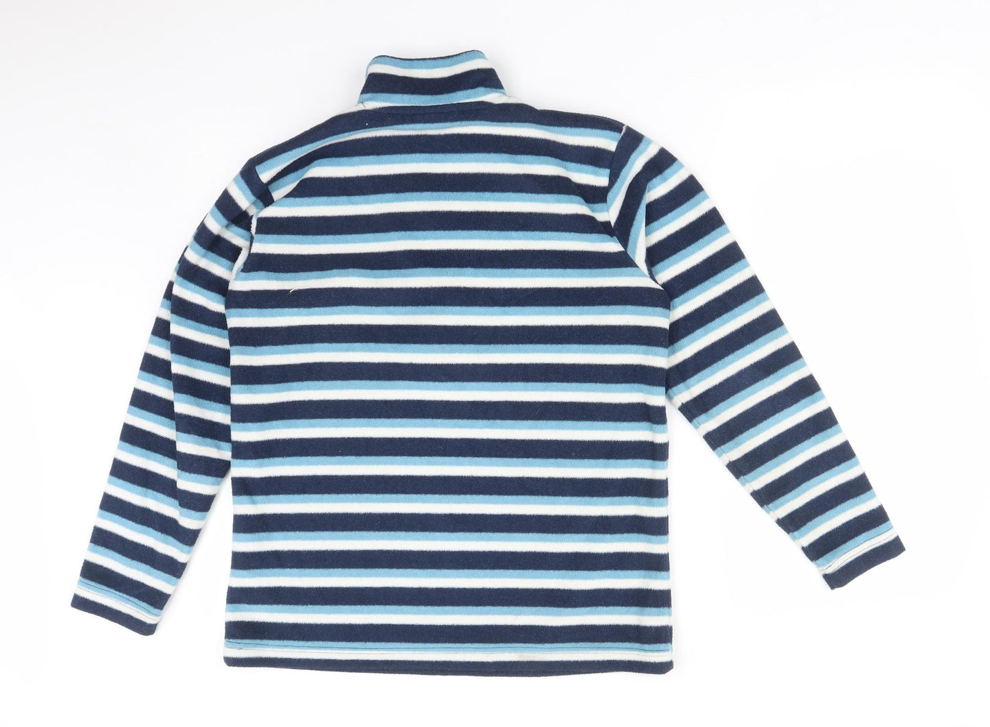 Craghoppers Womens Multicoloured High Neck Striped Polyester Pullover Jumper Size 12