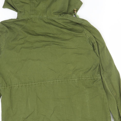 LUMINEUX Womens Green   Overcoat Coat Size M