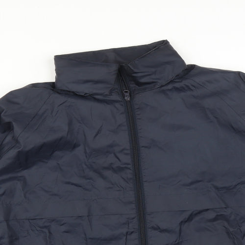 RESULT CORE Mens Blue   Overcoat Coat Size M