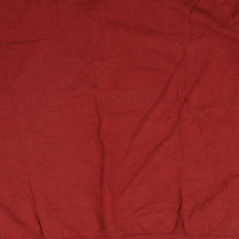 NEXT Mens Brown  Cotton  T-Shirt Size M V-Neck