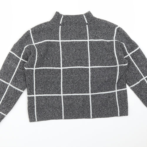 Atmosphere Womens Multicoloured Check Polyester Pullover Sweatshirt Size M