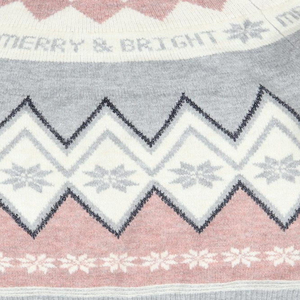 F&F Womens Multicoloured Fair Isle Acrylic Pullover Sweatshirt Size 18   - MERRY&BRIGHT