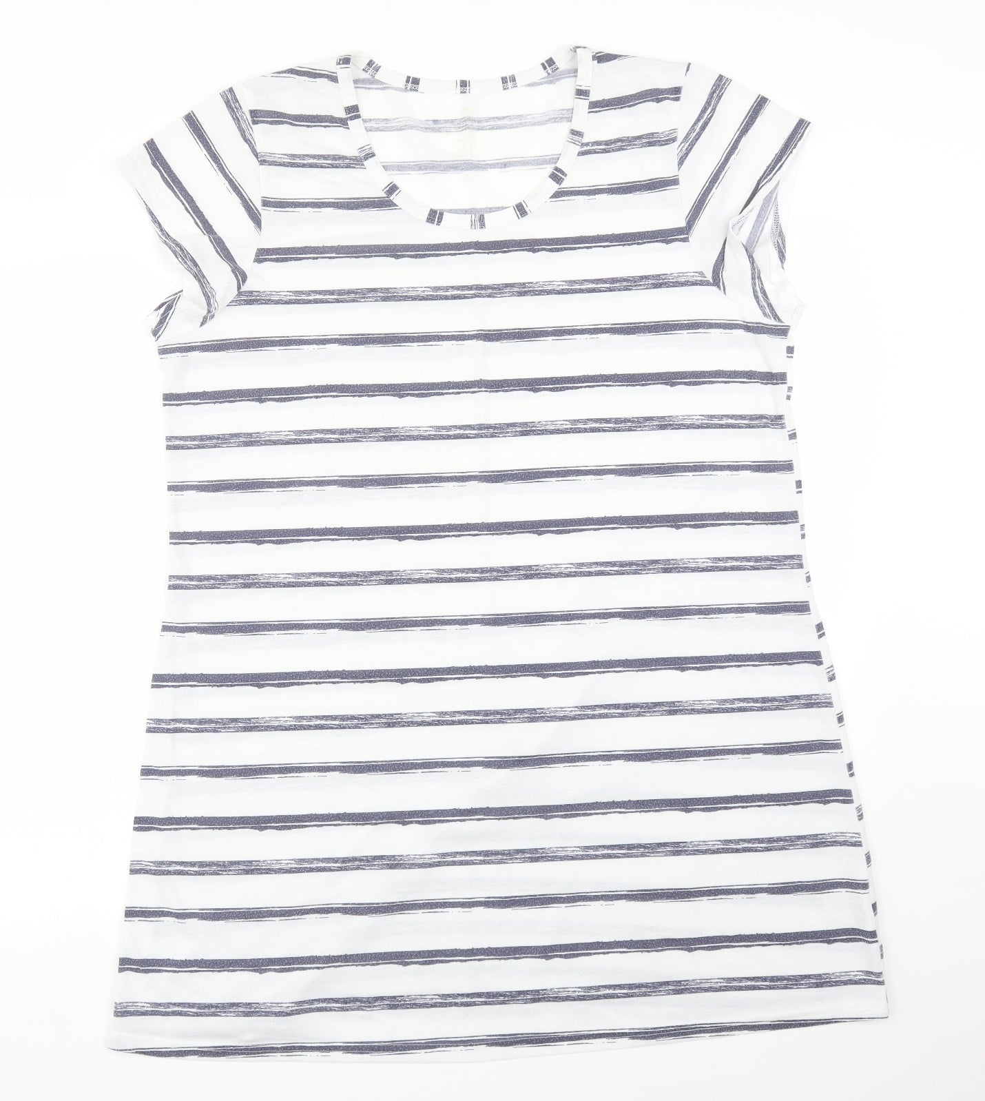 Matalan Womens Multicoloured Striped Polyester  Dress Size L