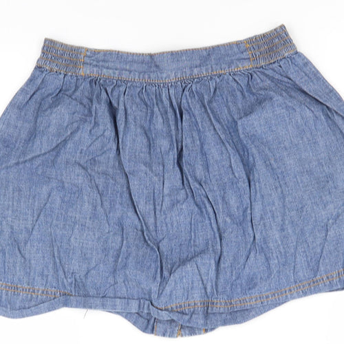 Preworn Womens Blue   A-Line Skirt