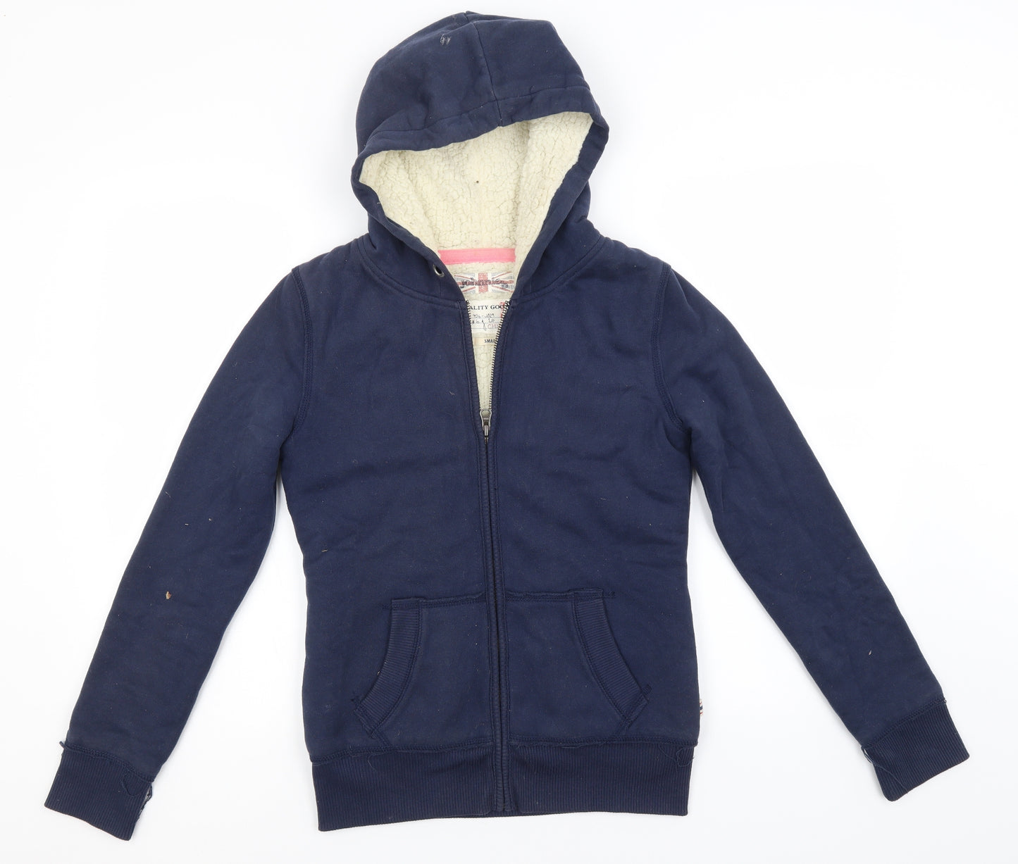 Preworn Mens Blue   Full Zip Hoodie Size S