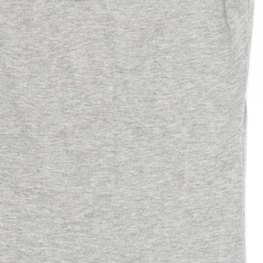 Boohoo Womens Grey  Viscose Basic T-Shirt Size 12 Round Neck - 8
