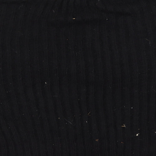 New Look Womens Black High Neck  Acrylic Pullover Jumper Size M