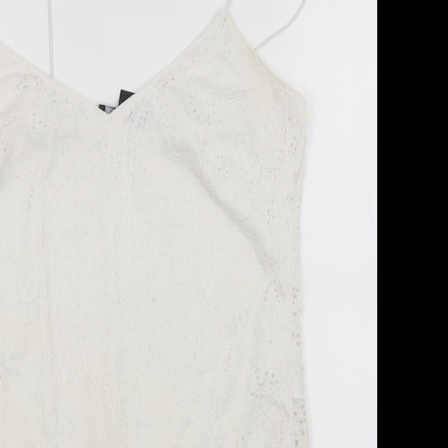 Primark Womens White  Polyamide Leotard One-Piece Size 12