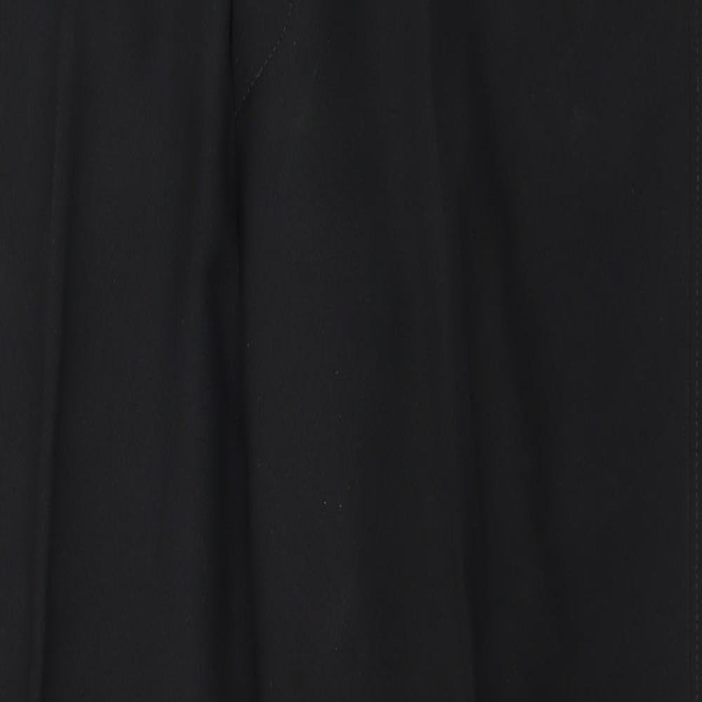 Farah Womens Black  Polyester Trousers  Size 32 in L28 in Regular
