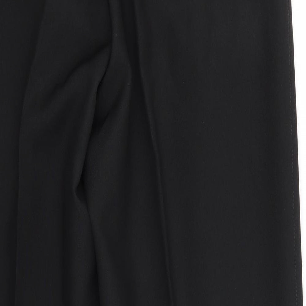 Farah Womens Black  Polyester Trousers  Size 32 in L28 in Regular
