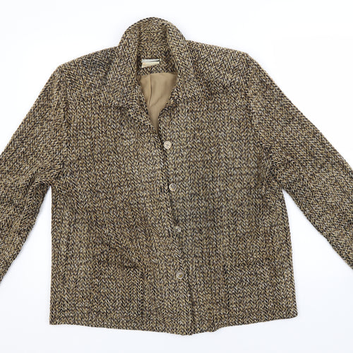 Ardoise Womens Brown   Overcoat Jacket