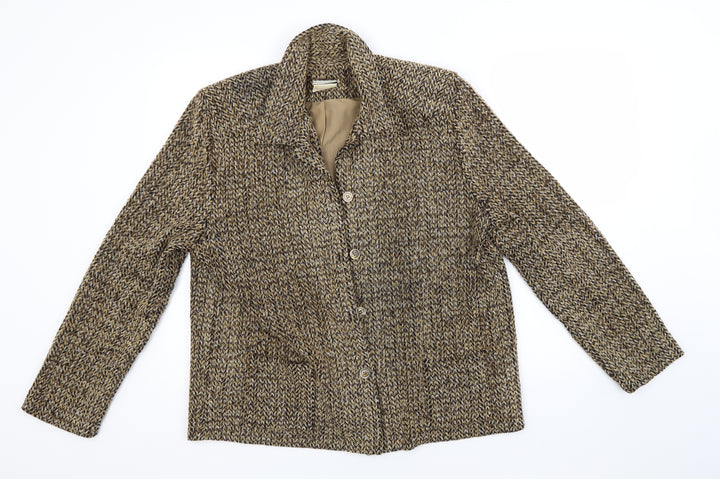 Ardoise Womens Brown   Overcoat Jacket