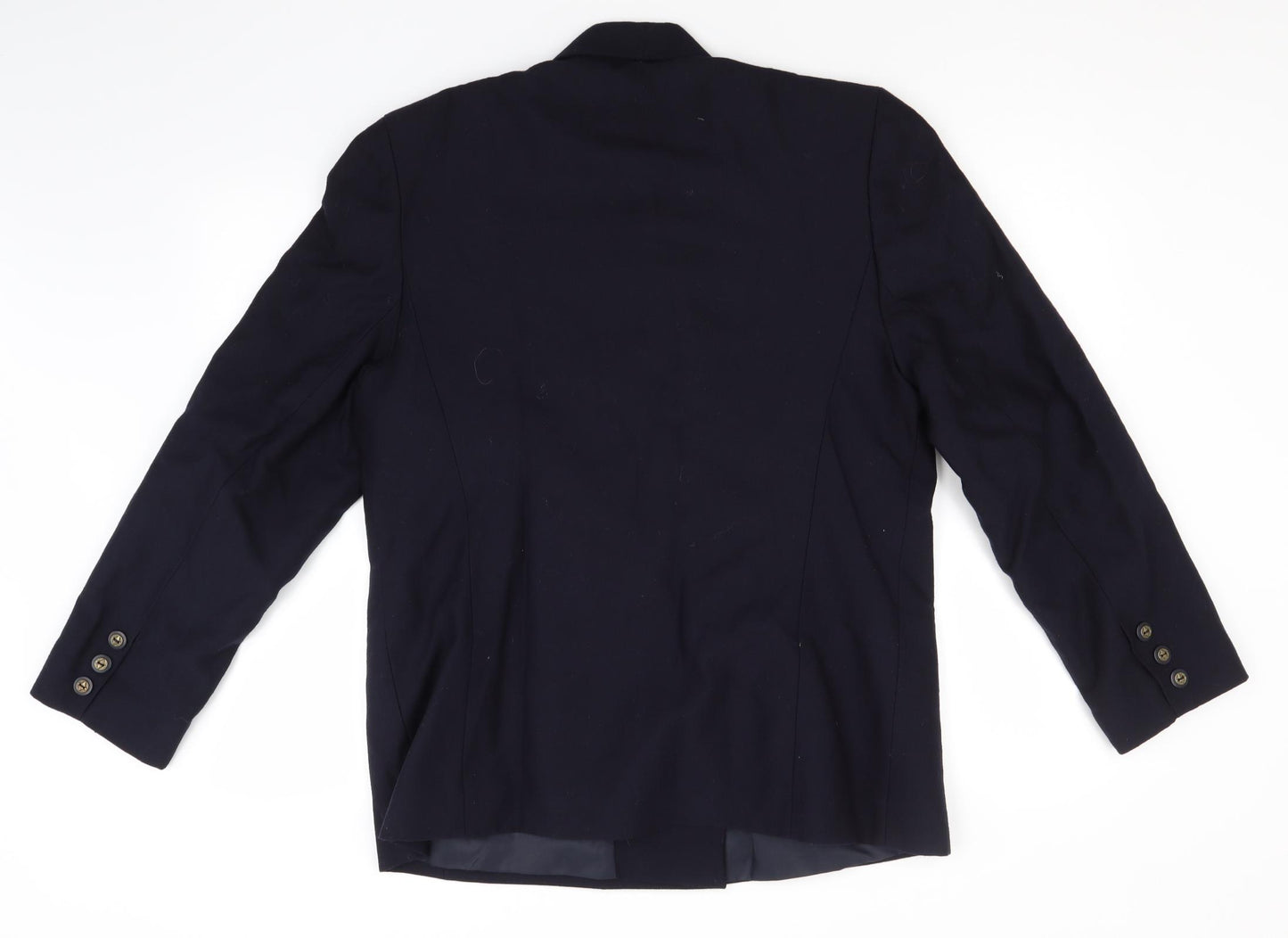Preworn Womens Blue   Overcoat Blazer Size 16