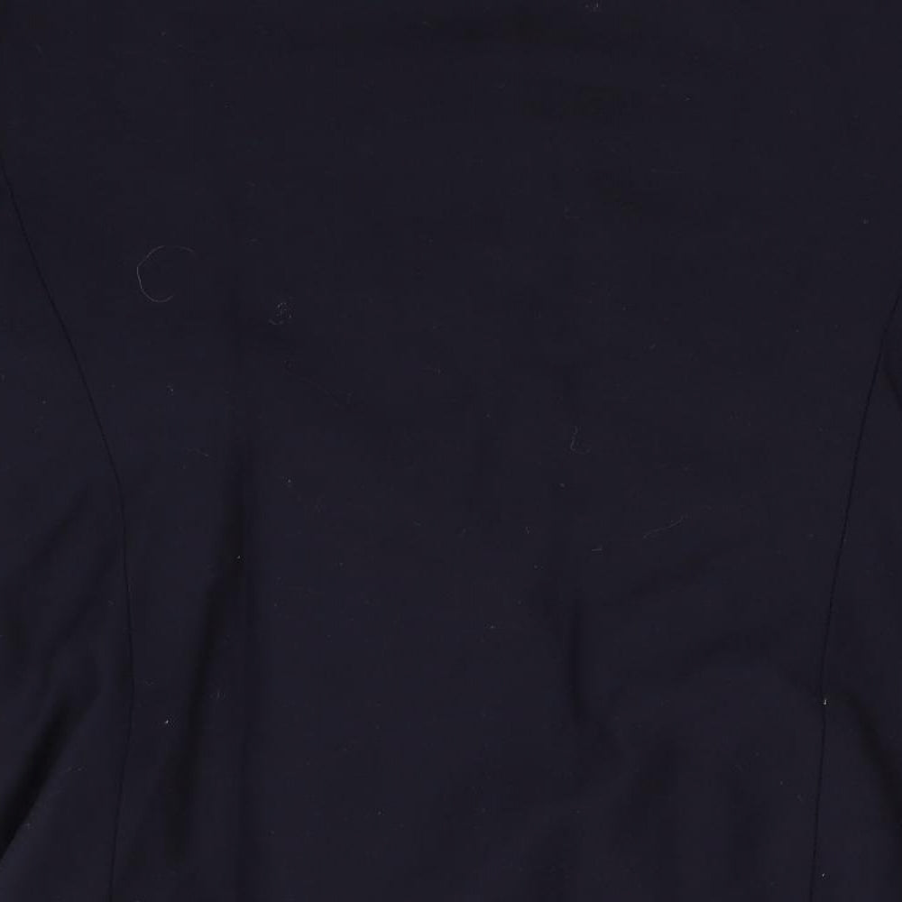 Preworn Womens Blue   Overcoat Blazer Size 16