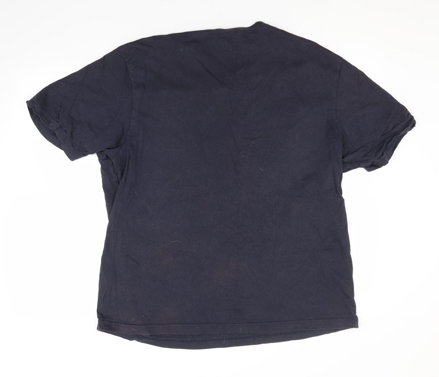 Easy Mens Grey  Cotton  T-Shirt Size XL Round Neck  - Honolulu