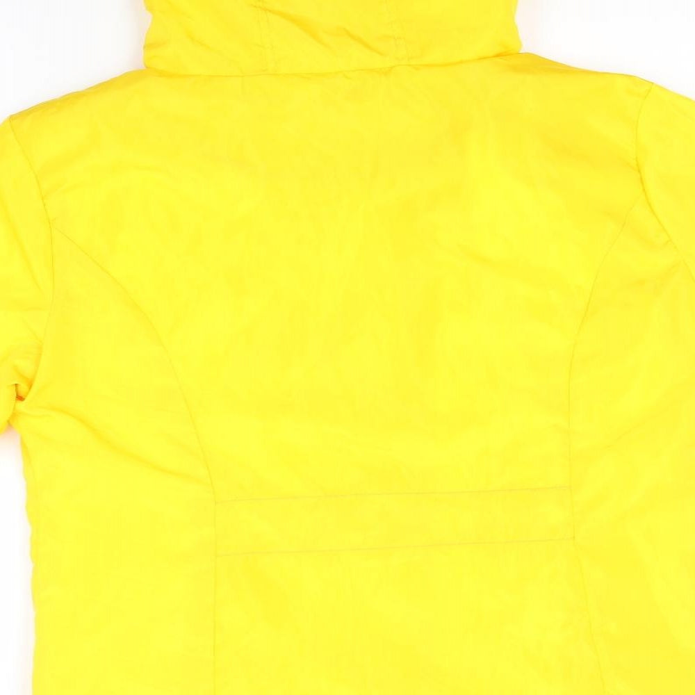 Preworn Womens Yellow   Rain Coat Coat Size XL