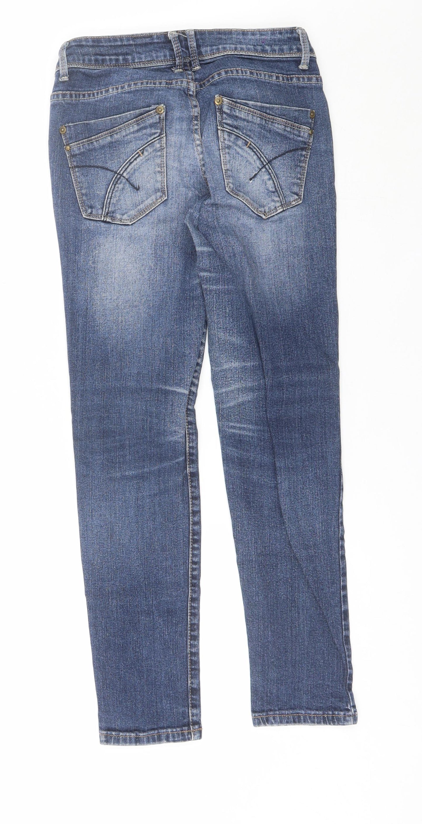 Yes Yes Womens Blue  Cotton Skinny Jeans Size 10 L25 in Regular
