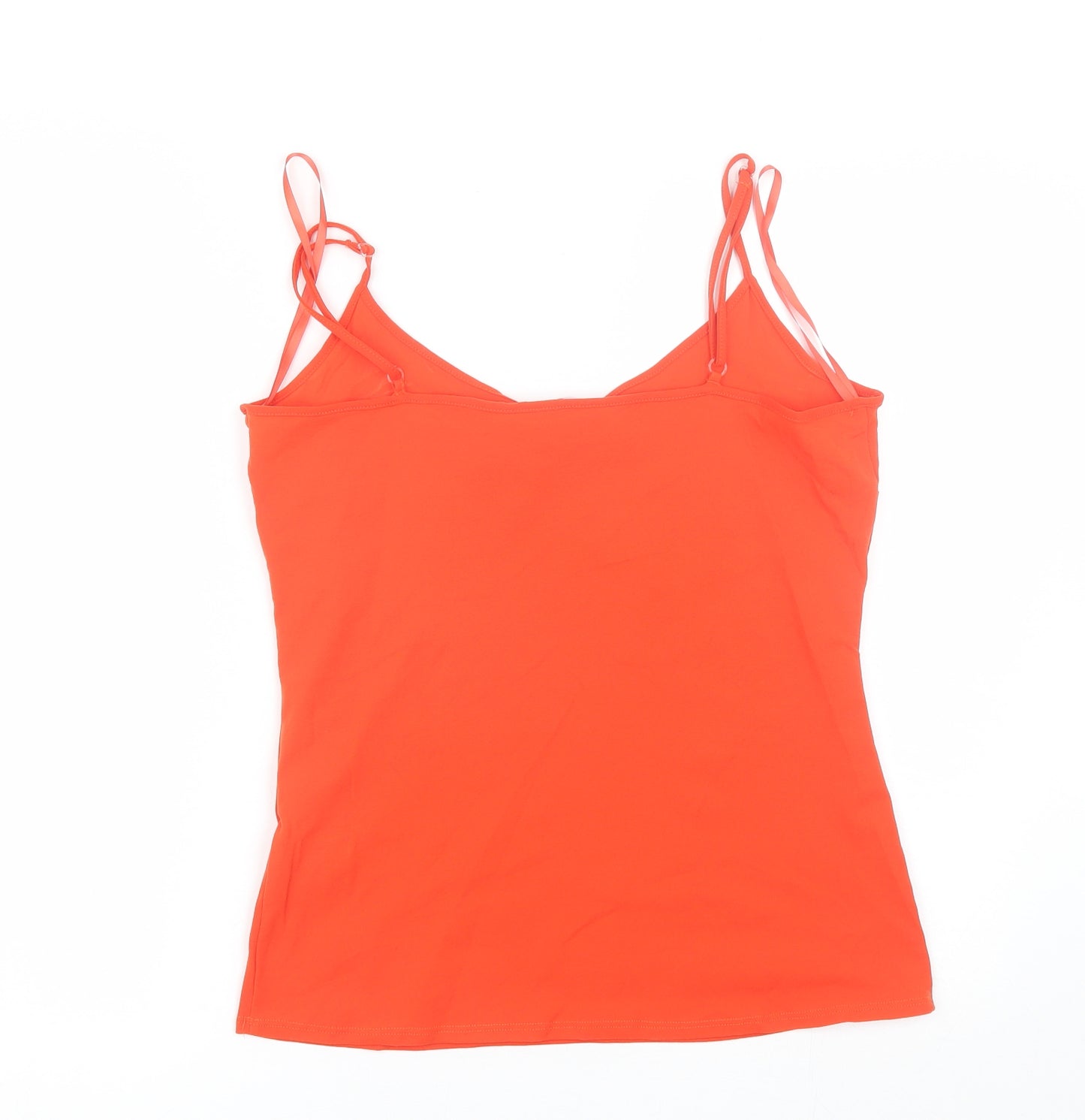 Red Herring Womens Red  Nylon Camisole Tank Size 14 Round Neck