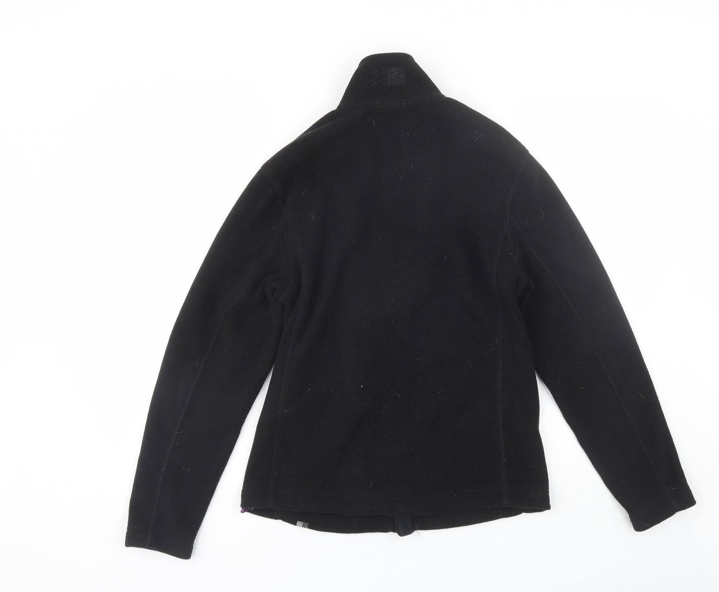 Karrimor Womens Black Collared  Polyester Full Zip Jumper Size 10