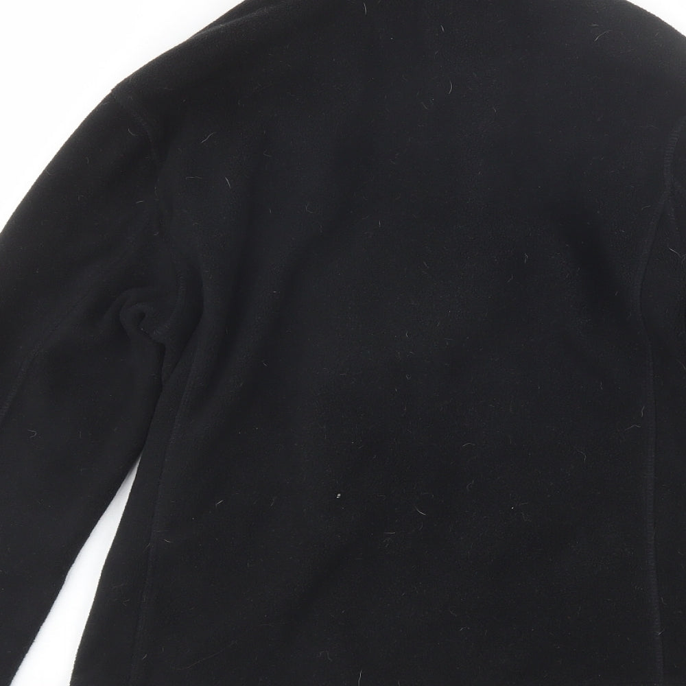 Karrimor Womens Black Collared  Polyester Full Zip Jumper Size 10