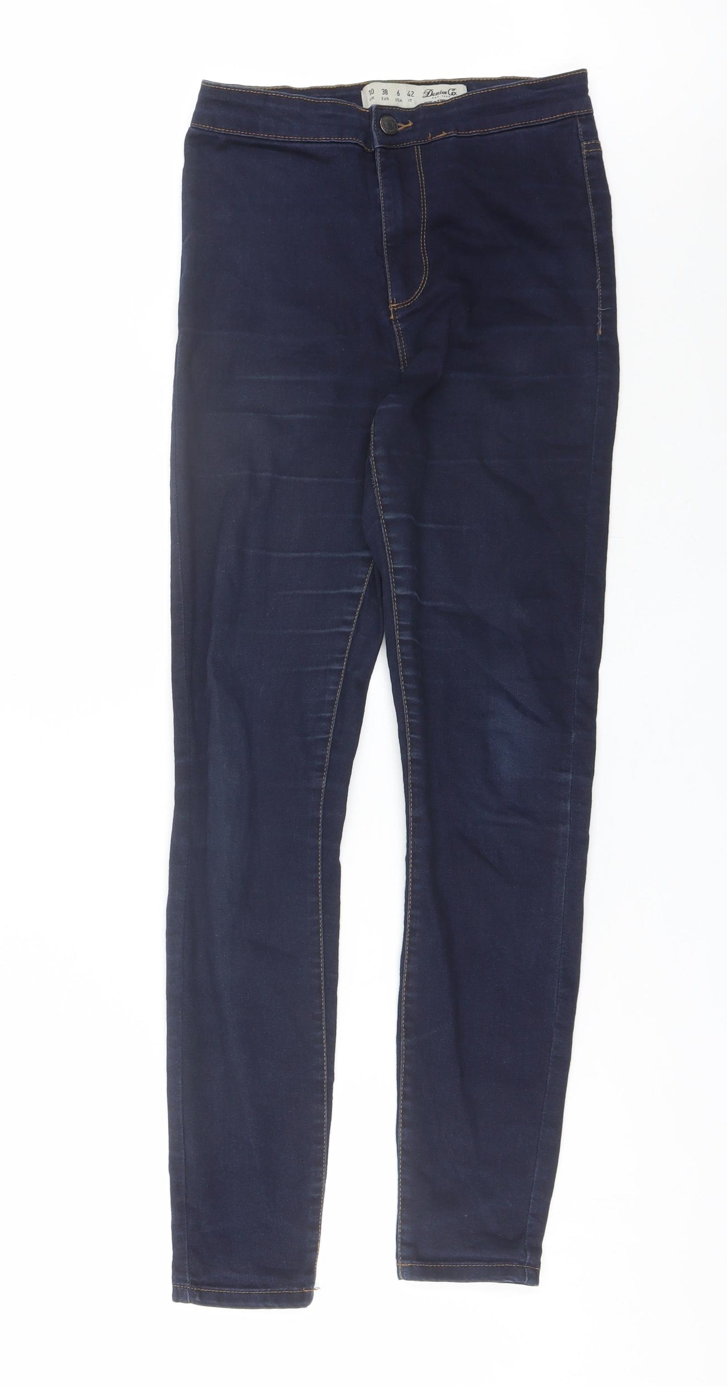 Denim Co Womens Blue  Cotton Jegging Jeans Size 10 L27 in Regular