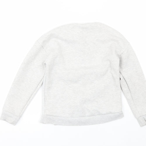 Primark Boys Grey Round Neck  Polyester Pullover Jumper Size 9-10 Years