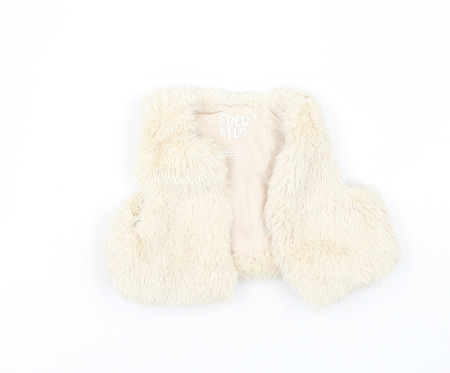 Fred & Flo Baby Beige   Jacket  Size 0-3 Months