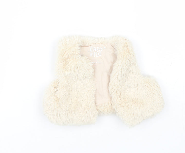 Fred & Flo Baby Beige   Jacket  Size 0-3 Months