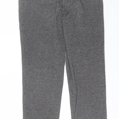 Marks and Spencer Womens Grey  Polyester Trousers  Size 10 L28 in Regular