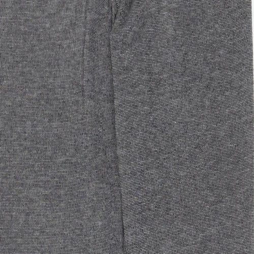 Marks and Spencer Womens Grey  Polyester Trousers  Size 10 L28 in Regular